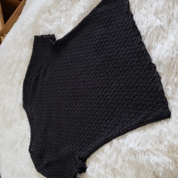 Hollister Sheer black t shirt size L - Picture 4 of 4